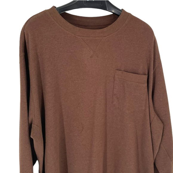 DULUTH TRADING MENS BROWN LONG SLEEVE SHIRT - Picture 2 of 8
